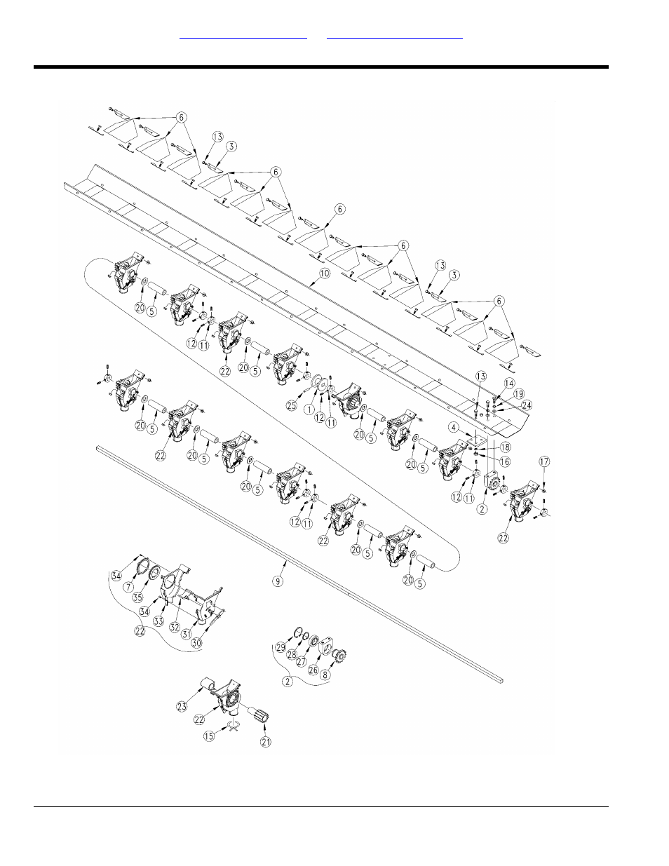 25 ft feeder cup channel (rh 10") | Great Plains 2510HDF Parts Manual User Manual | Page 122 / 164