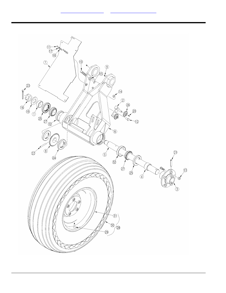 Single gauge wheel 15ft | Great Plains 2510HDF Parts Manual User Manual | Page 54 / 164