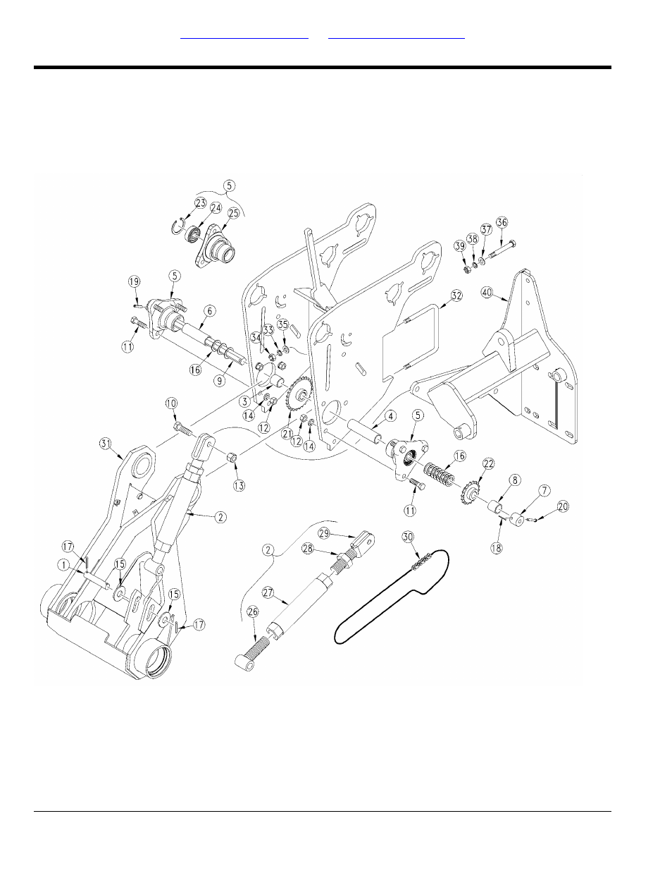 Single gauge wheel mount 15ft | Great Plains 2510HDF Parts Manual User Manual | Page 58 / 164