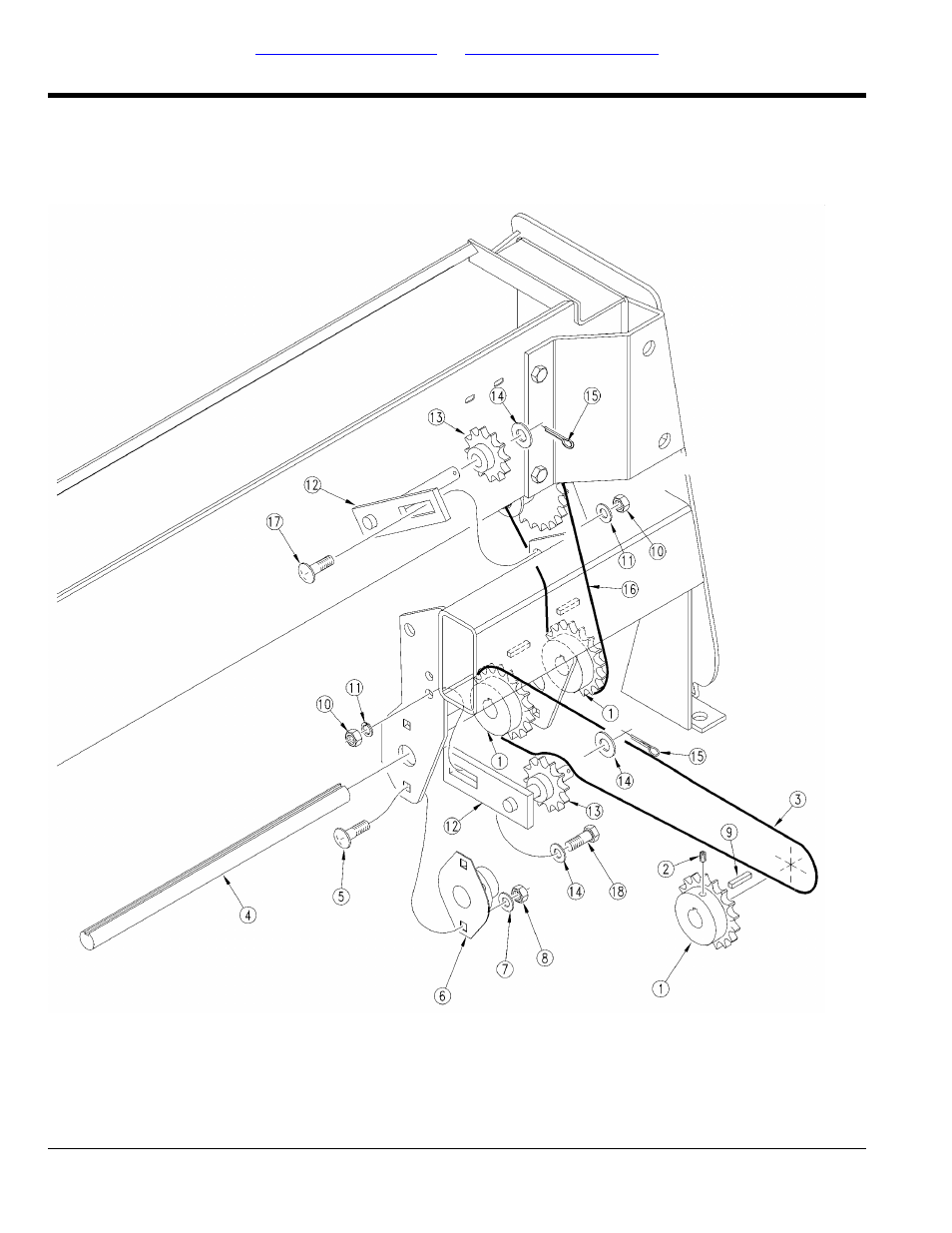 Small seeds box drive with fertilizer (option) | Great Plains 2510HDF Parts Manual User Manual | Page 64 / 164