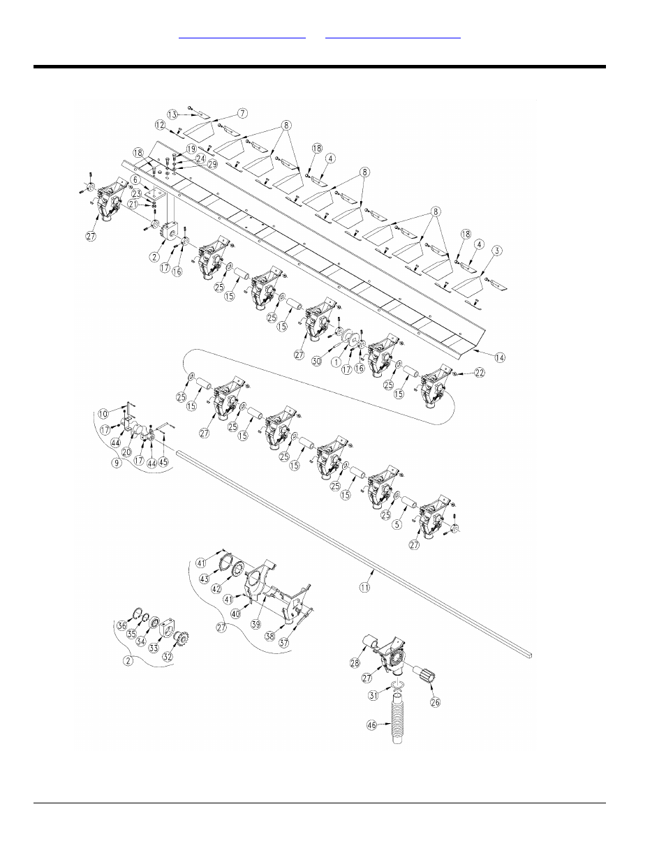 15 ft feeder cup channel (lh 8") | Great Plains 2510HDF Parts Manual User Manual | Page 90 / 164