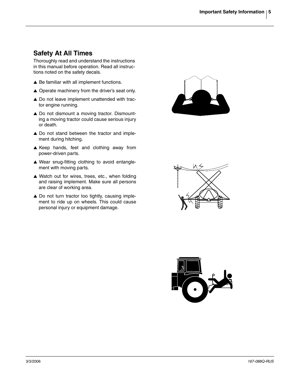 Safety at all times | Great Plains ADC2220 Predelivery Manual User Manual | Page 7 / 52