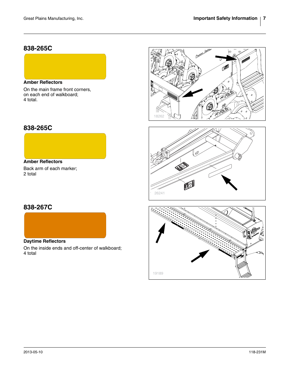 265c, 267c | Great Plains 2525P Operator Manual User Manual | Page 11 / 106