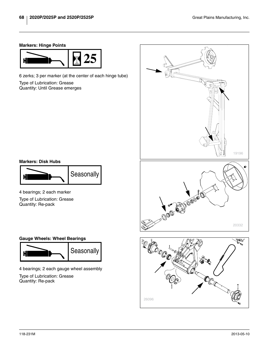 Seasonally | Great Plains 2525P Operator Manual User Manual | Page 72 / 106