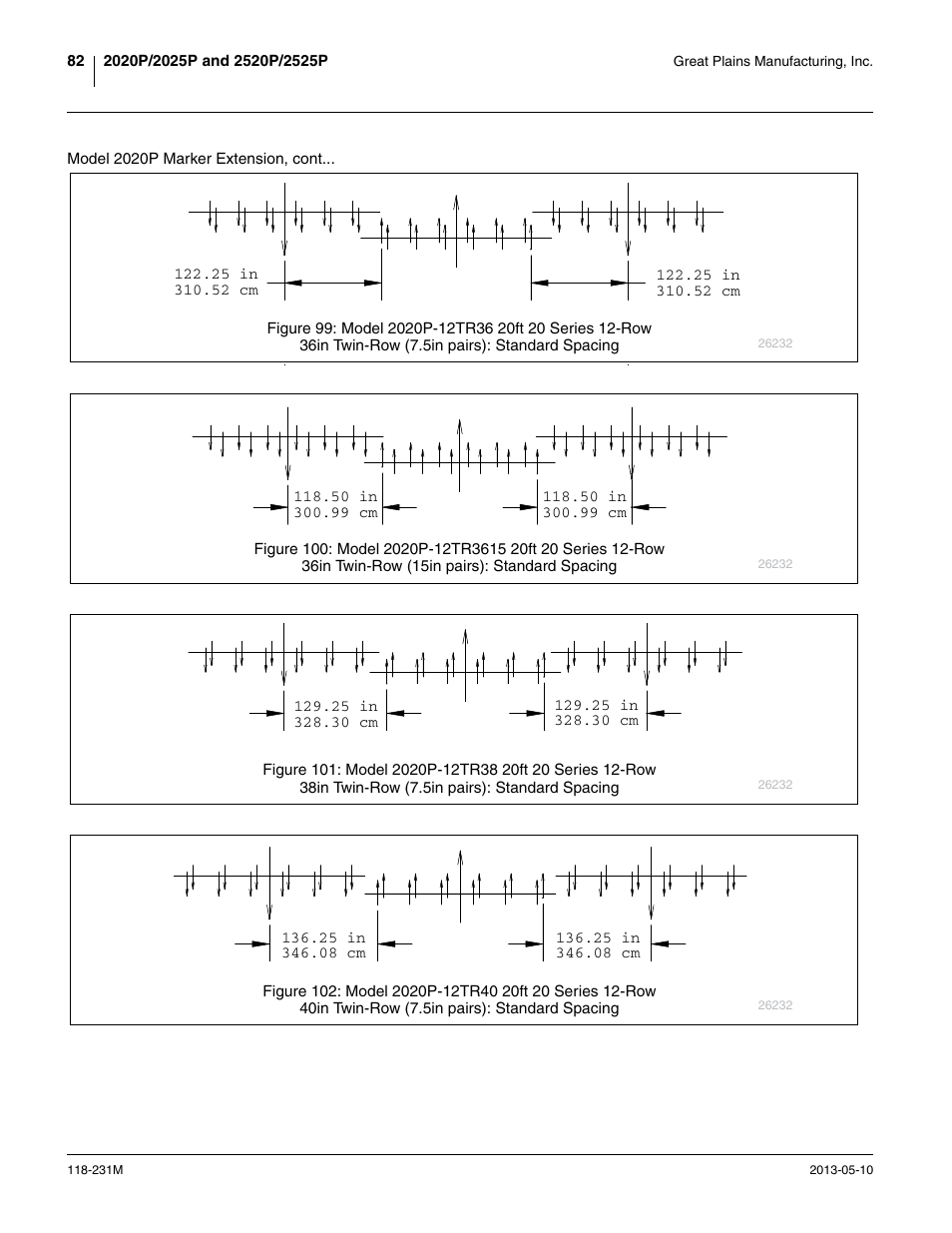 Tr36, Tr36-15, Tr38 | Tr40 | Great Plains 2525P Operator Manual User Manual | Page 86 / 106