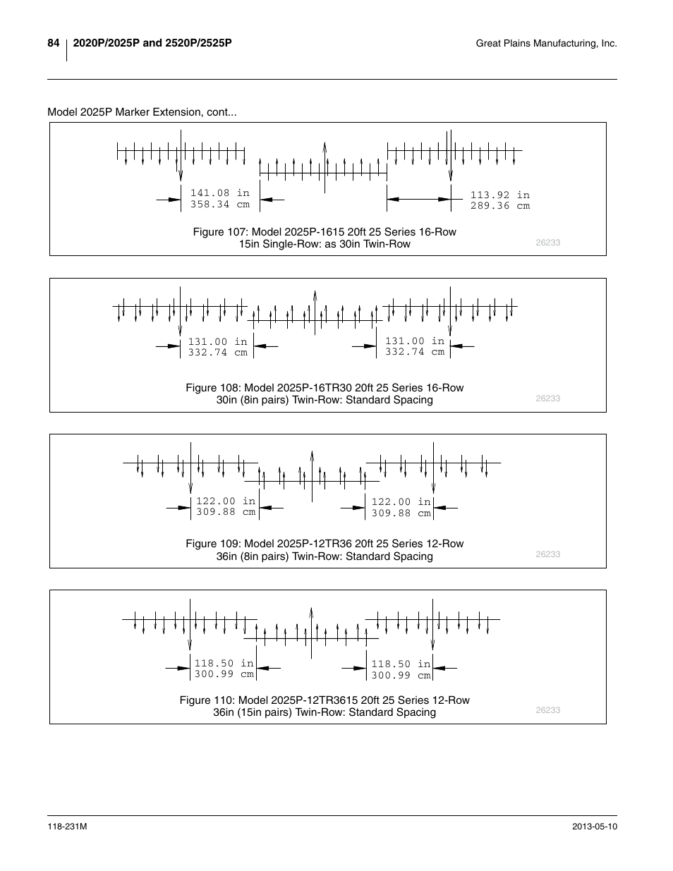 15 to 30, Tr30, Tr36 | Tr3615 | Great Plains 2525P Operator Manual User Manual | Page 88 / 106