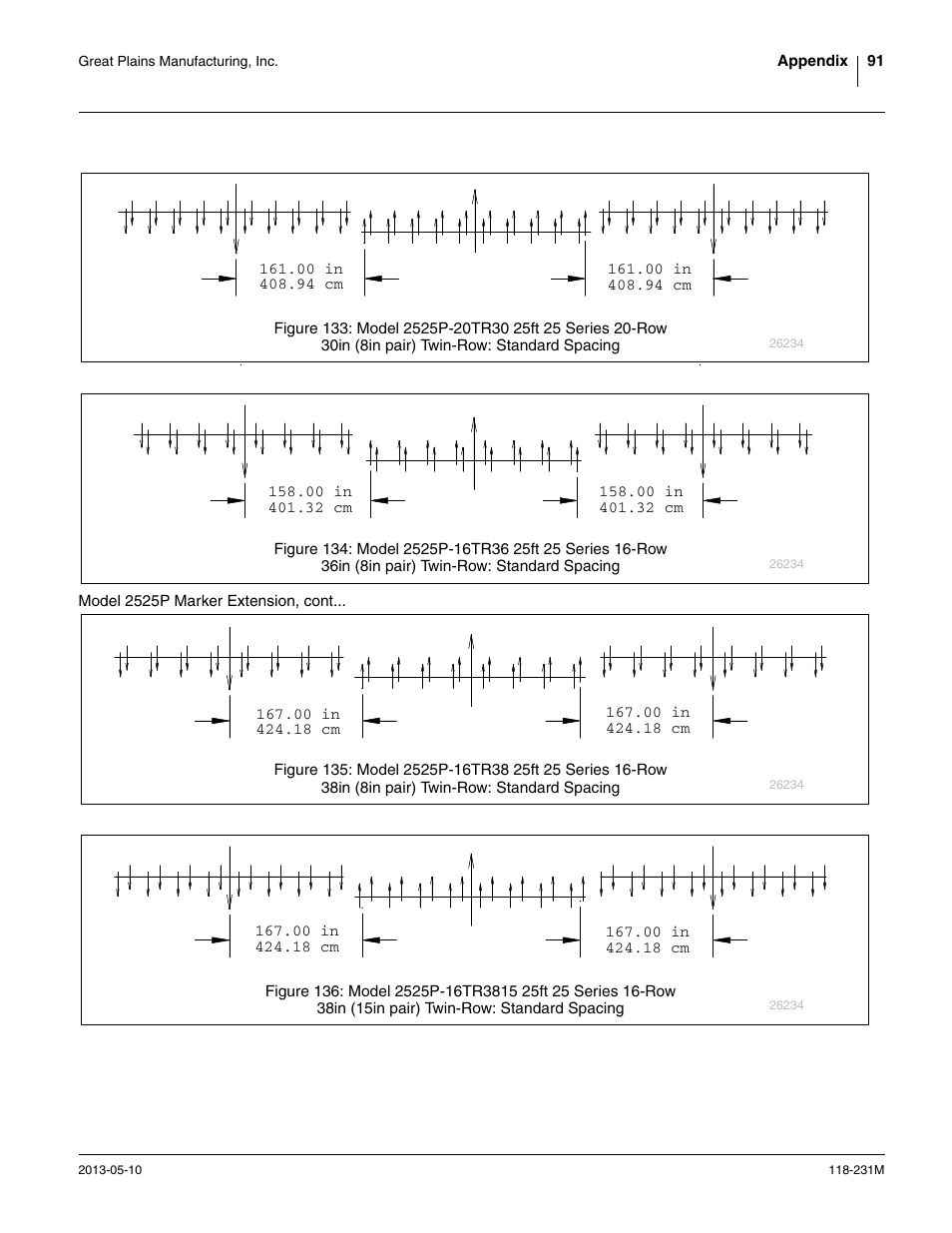 Tr30, Tr36, Tr38 | Tr3815 | Great Plains 2525P Operator Manual User Manual | Page 95 / 106