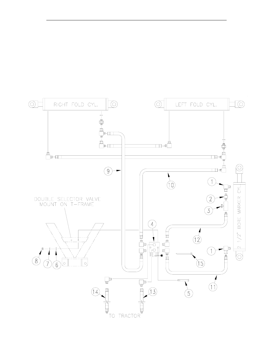 Single marker hydraulics | Great Plains 2020 Vintage Drills User Manual | Page 9 / 15