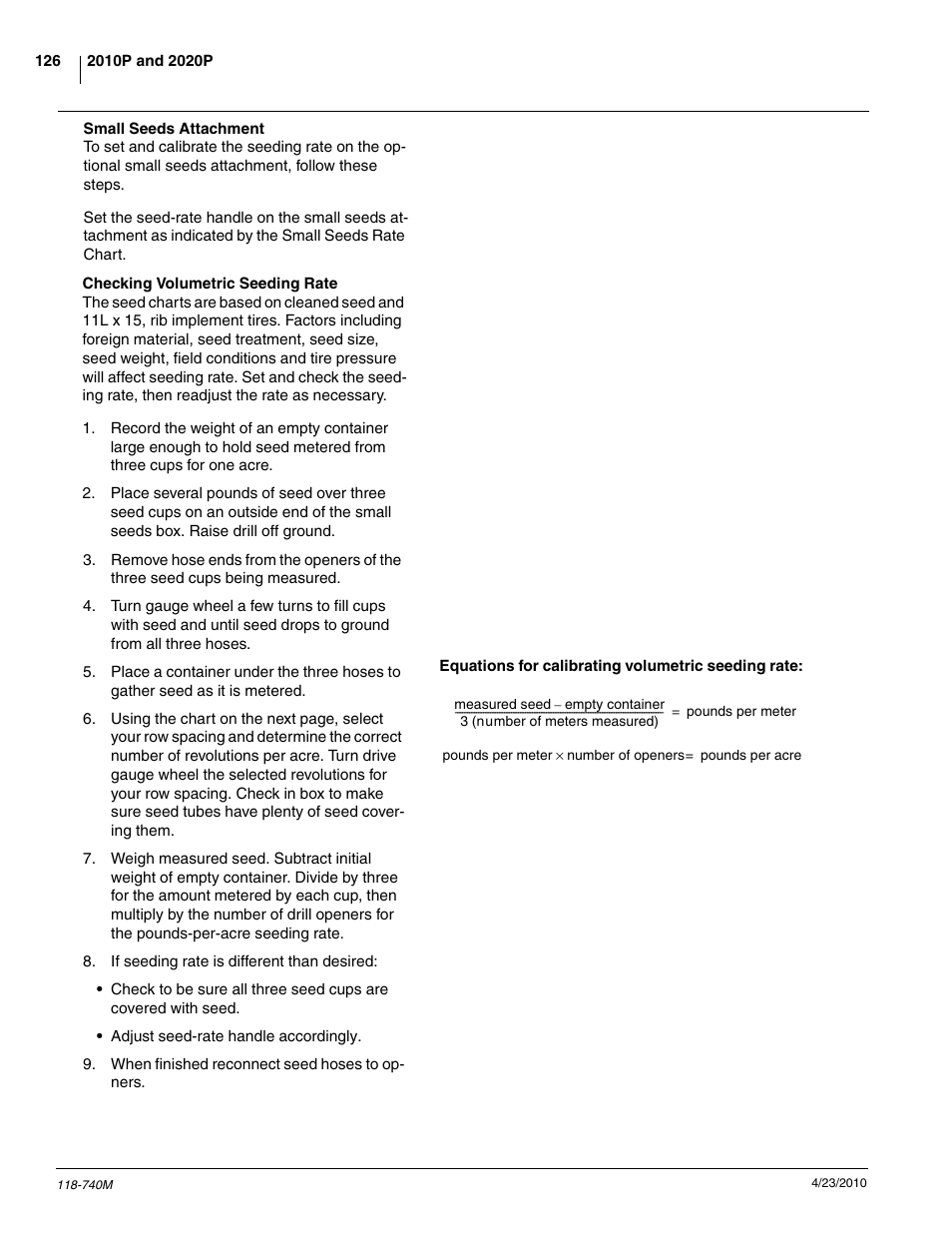Great Plains 2020P Operator Manual User Manual | Page 128 / 136