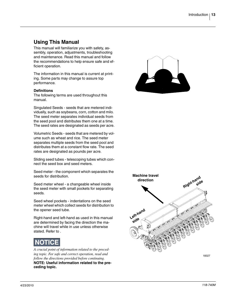 Using this manual | Great Plains 2020P Operator Manual User Manual | Page 15 / 136
