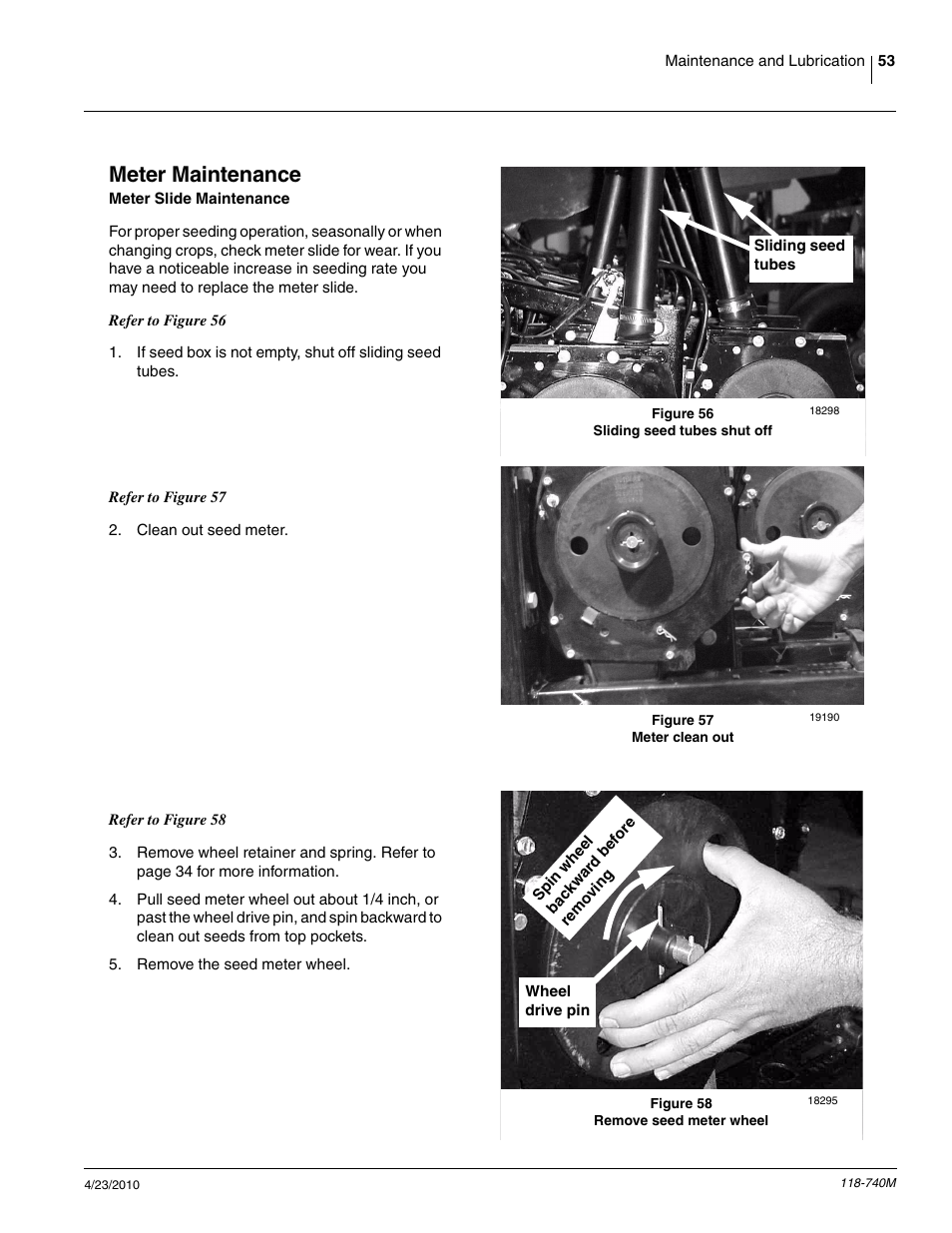 Meter maintenance | Great Plains 2020P Operator Manual User Manual | Page 55 / 136