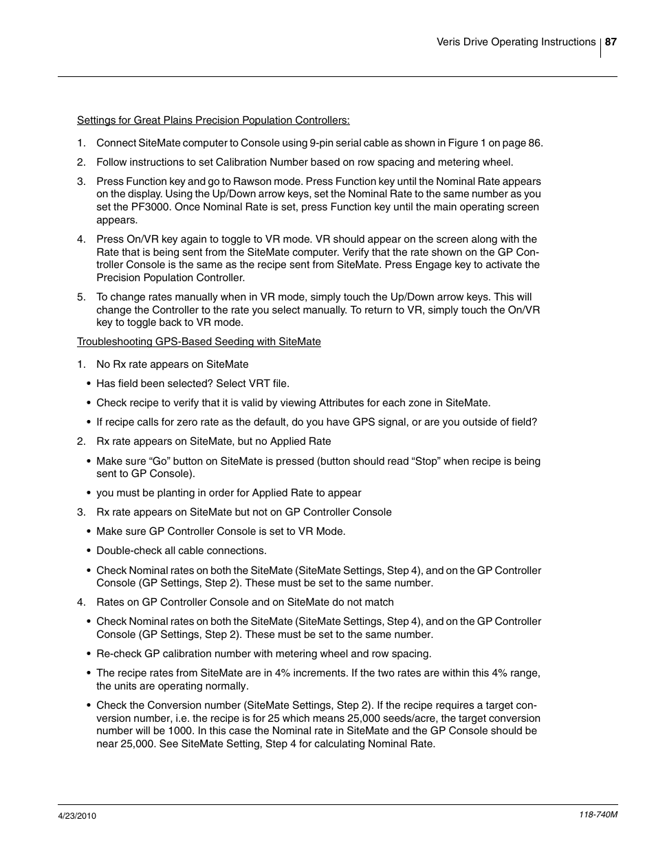 Great Plains 2020P Operator Manual User Manual | Page 89 / 136