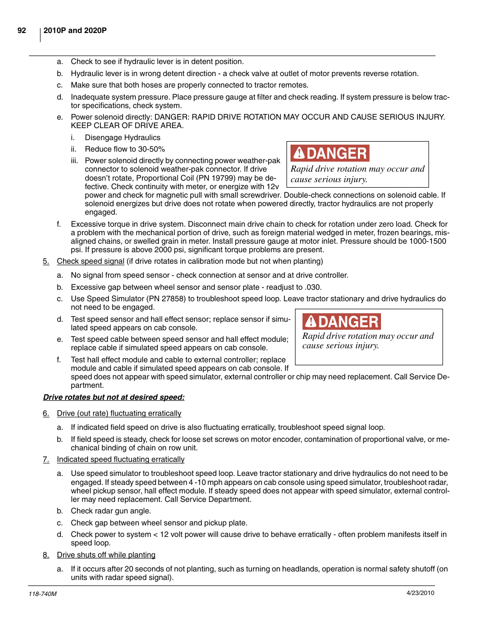 Great Plains 2020P Operator Manual User Manual | Page 94 / 136