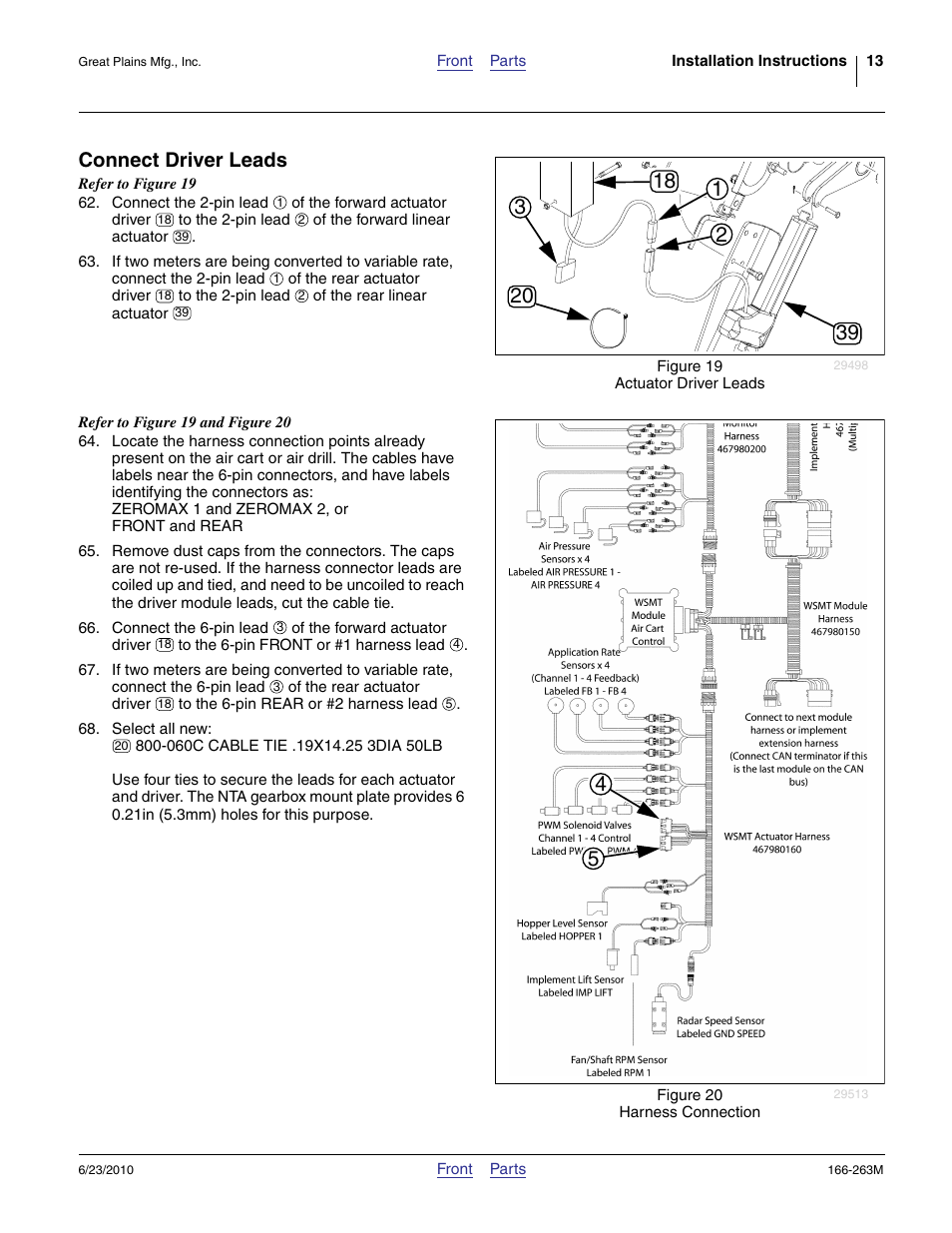 Connect driver leads | Great Plains VARIABLE RATE KIT Operator Manual User Manual | Page 13 / 22