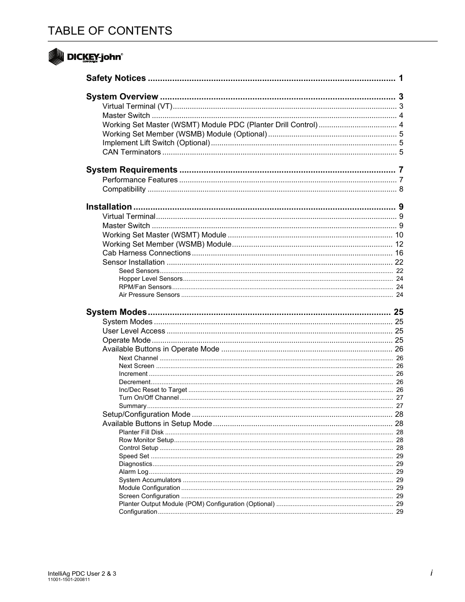 Great Plains DICKEY-john IntelliAg Planter-Drill Control L3 User Manual | 185 pages