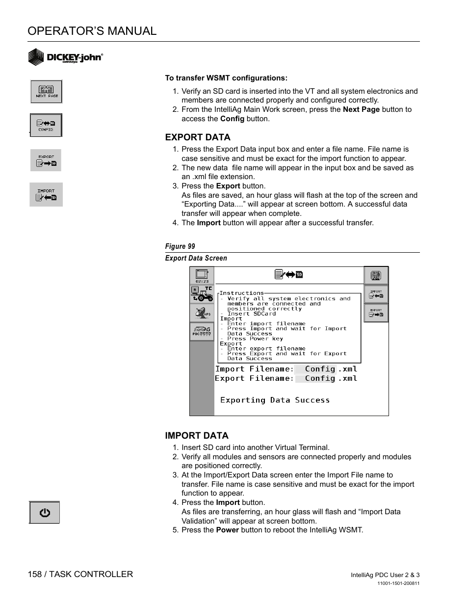 Operator’s manual | Great Plains DICKEY-john IntelliAg Planter-Drill Control L3 User Manual | Page 166 / 185