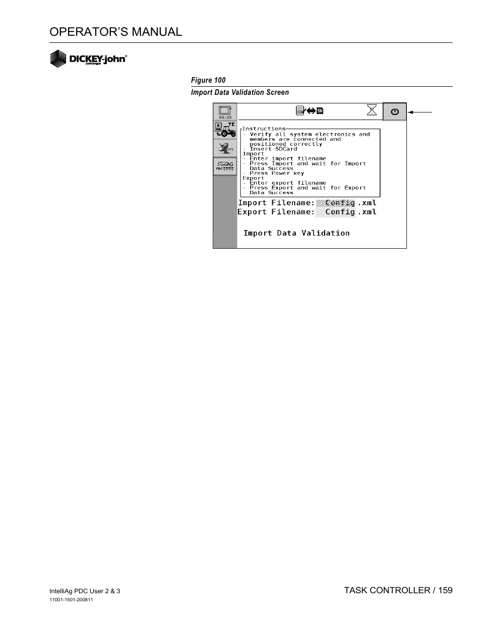 Operator’s manual | Great Plains DICKEY-john IntelliAg Planter-Drill Control L3 User Manual | Page 167 / 185