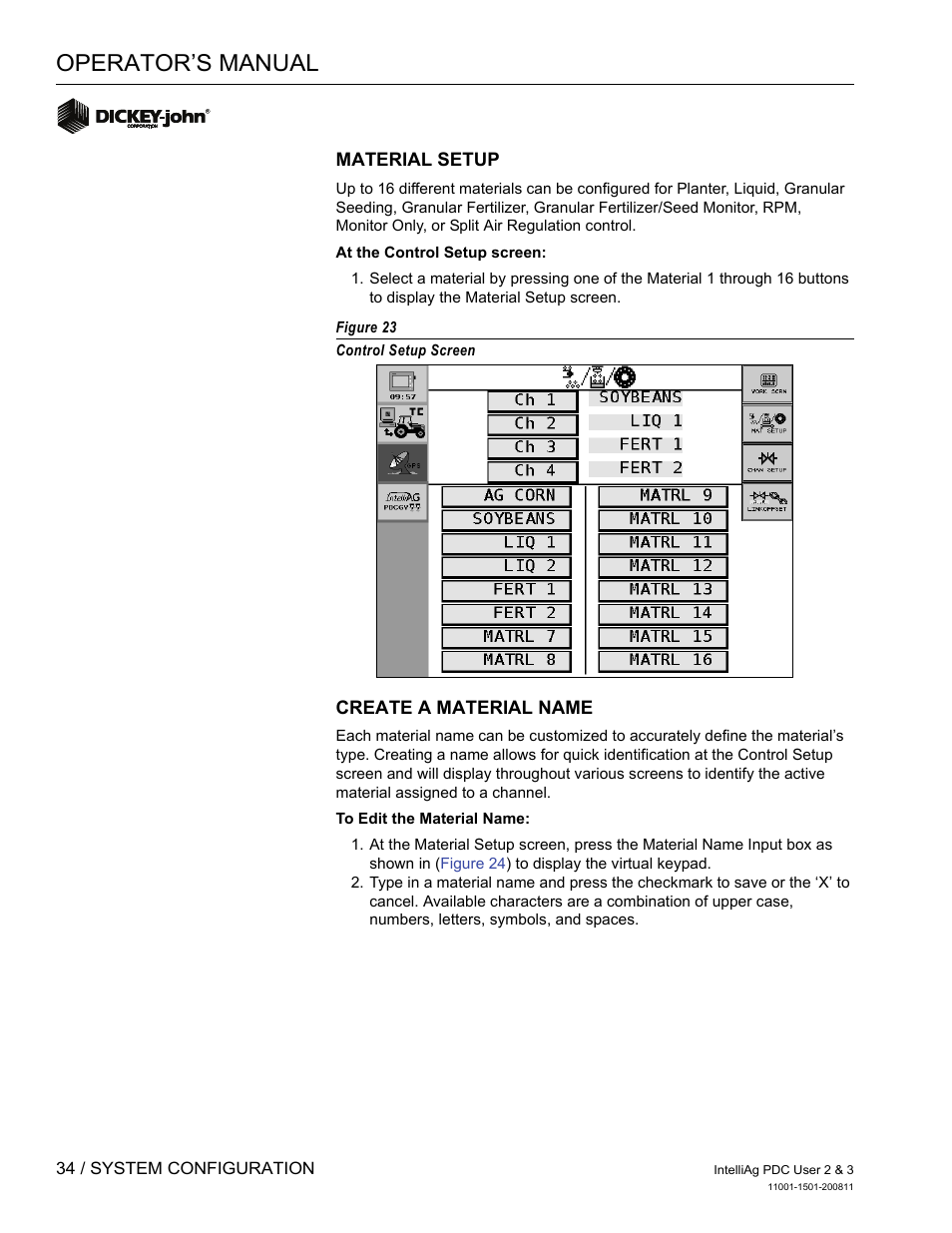 Operator’s manual | Great Plains DICKEY-john IntelliAg Planter-Drill Control L3 User Manual | Page 42 / 185