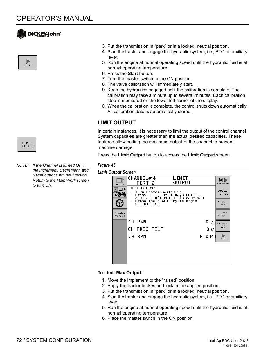 Operator’s manual | Great Plains DICKEY-john IntelliAg Planter-Drill Control L3 User Manual | Page 80 / 185