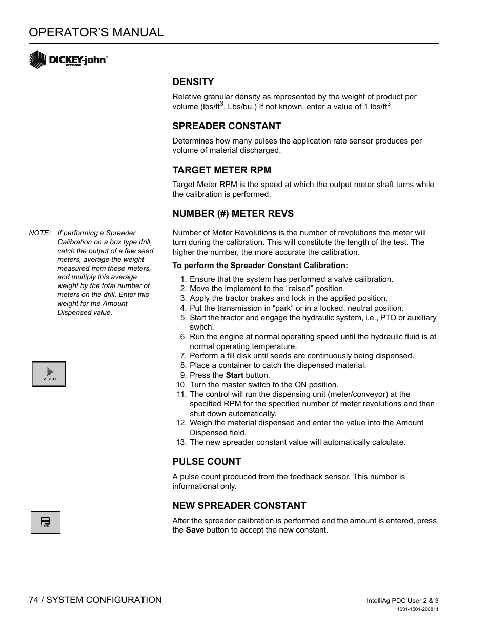 Operator’s manual | Great Plains DICKEY-john IntelliAg Planter-Drill Control L3 User Manual | Page 82 / 185