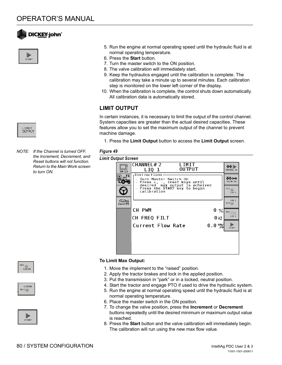 Operator’s manual | Great Plains DICKEY-john IntelliAg Planter-Drill Control L3 User Manual | Page 88 / 185