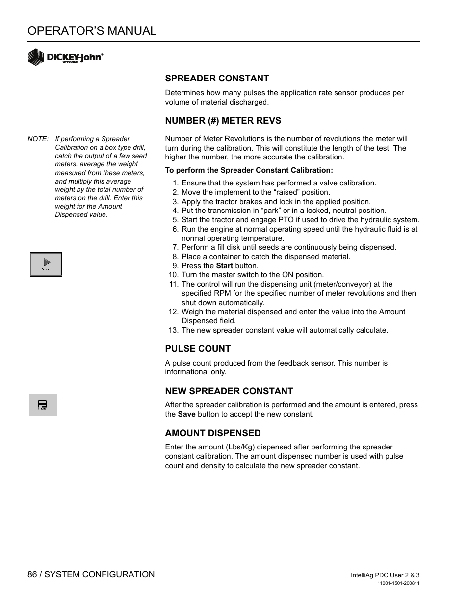 Operator’s manual | Great Plains DICKEY-john IntelliAg Planter-Drill Control L3 User Manual | Page 94 / 185