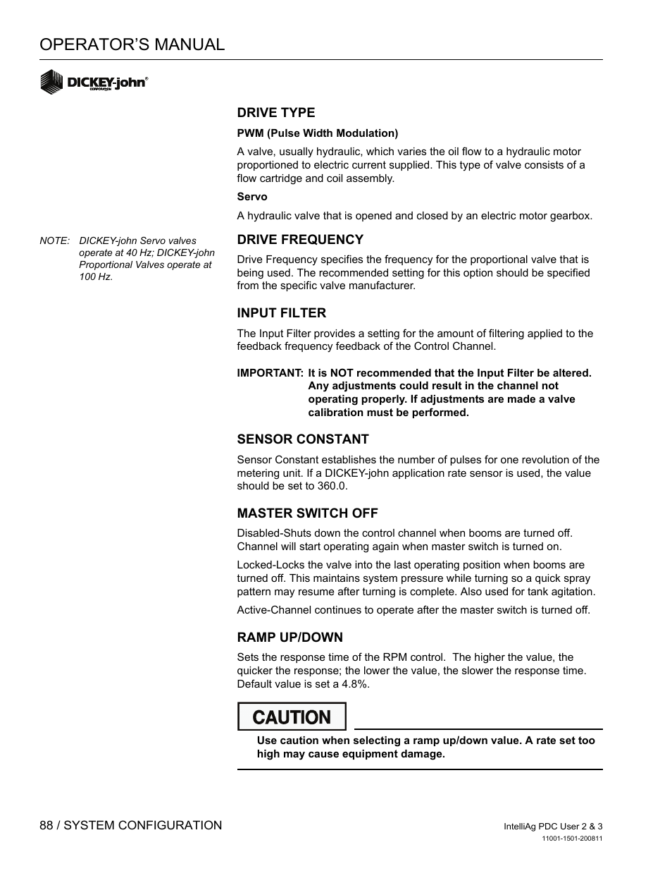 Operator’s manual | Great Plains DICKEY-john IntelliAg Planter-Drill Control L3 User Manual | Page 96 / 185