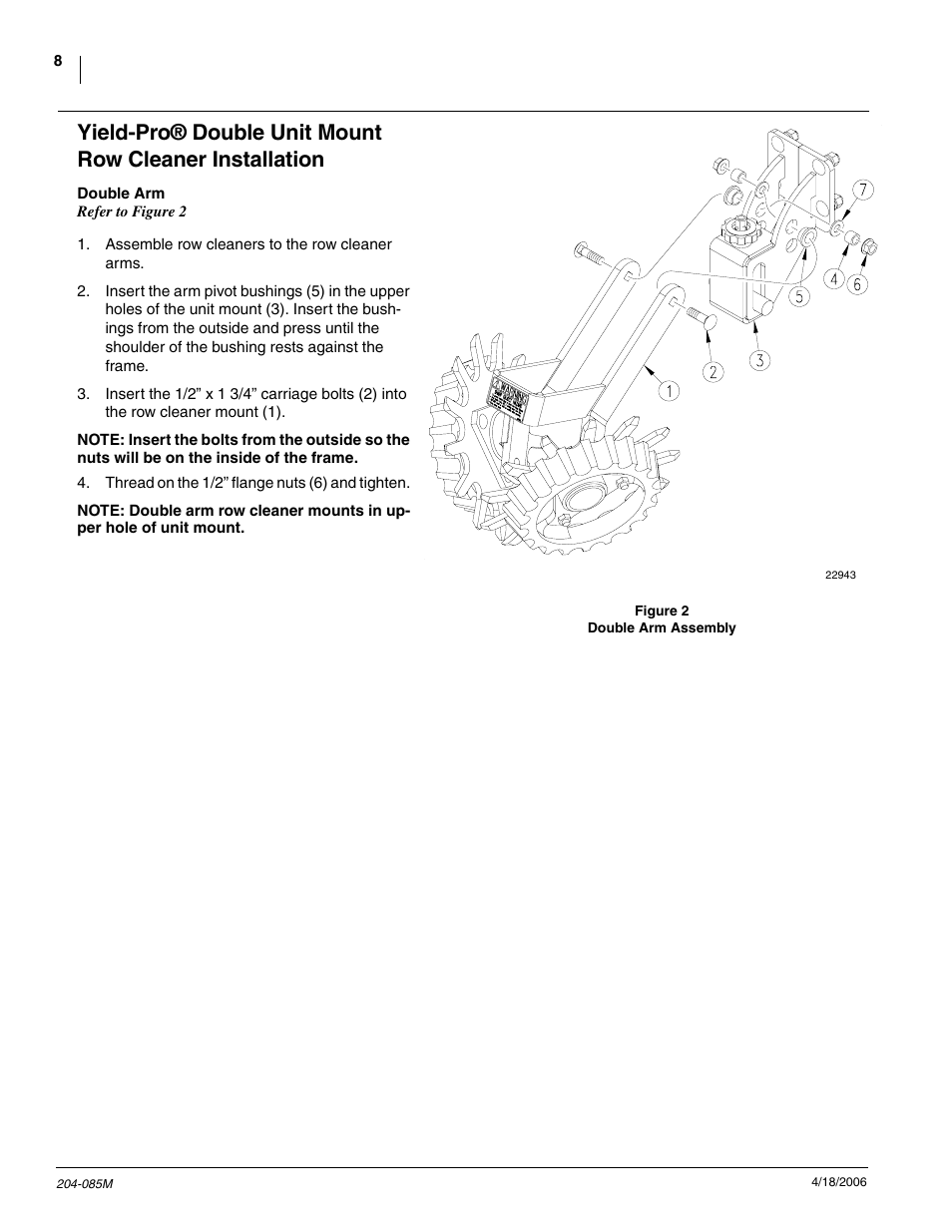 Great Plains Planter Unit-Mount Row Cleaners User Manual | Page 10 / 22