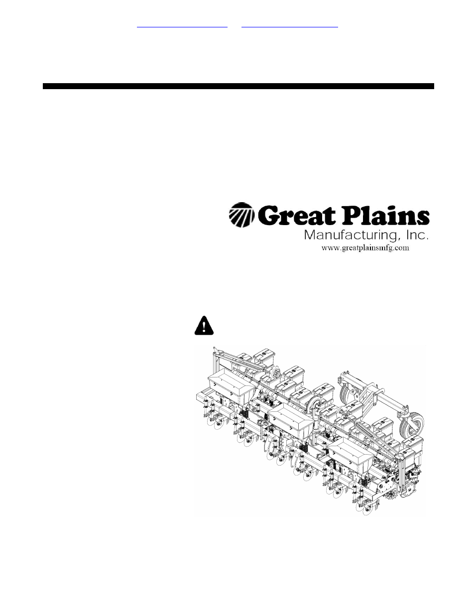 Great Plains YP925TD Parts Manual User Manual | 124 pages