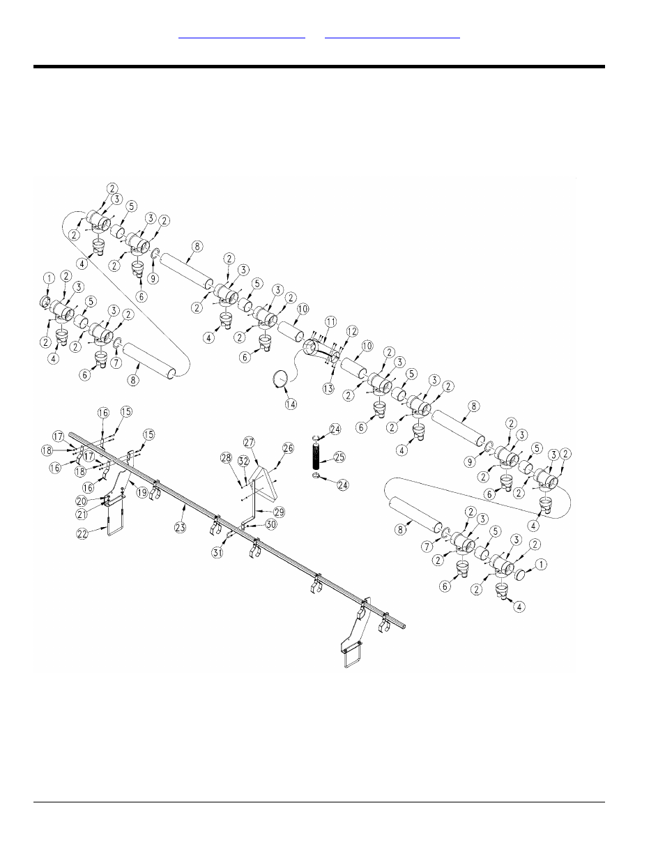 6 row triple air delivery | Great Plains YP925TD Parts Manual User Manual | Page 22 / 124