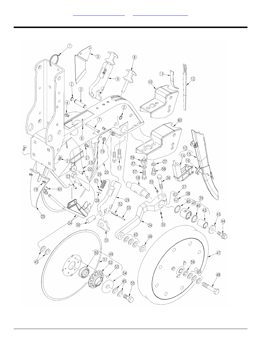 Opener body, Table of contents part number index opener body | Great Plains YP925TD Parts Manual User Manual | Page 54 / 124