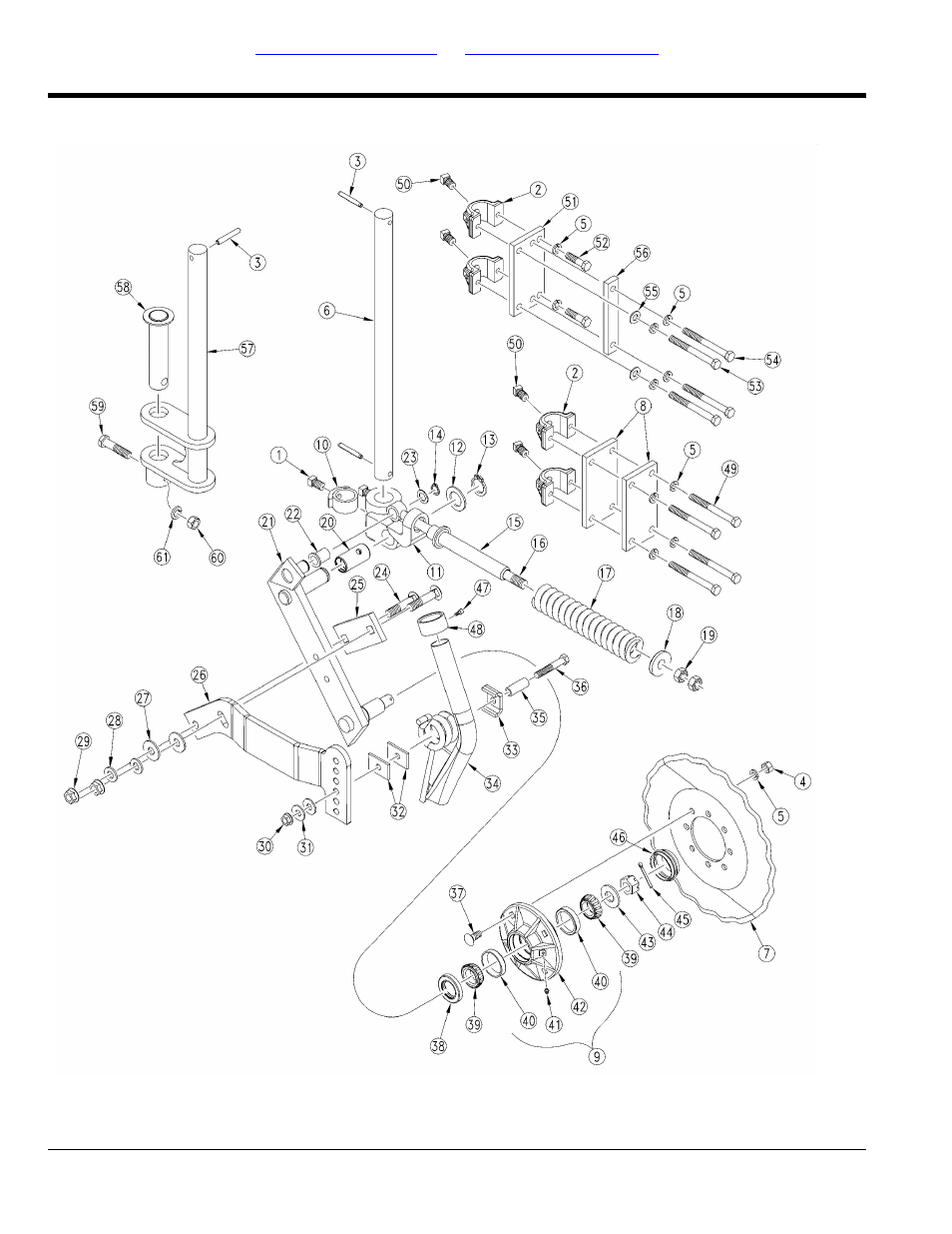 Dry fertilizer coulter | Great Plains YP925TD Parts Manual User Manual | Page 62 / 124