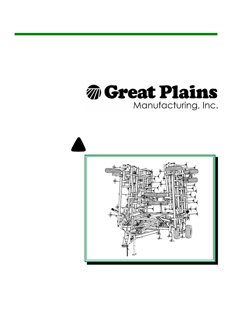 Great Plains 6548 Series VII Field Cultivator-Rigid Hitch Operator Manual User Manual | 60 pages