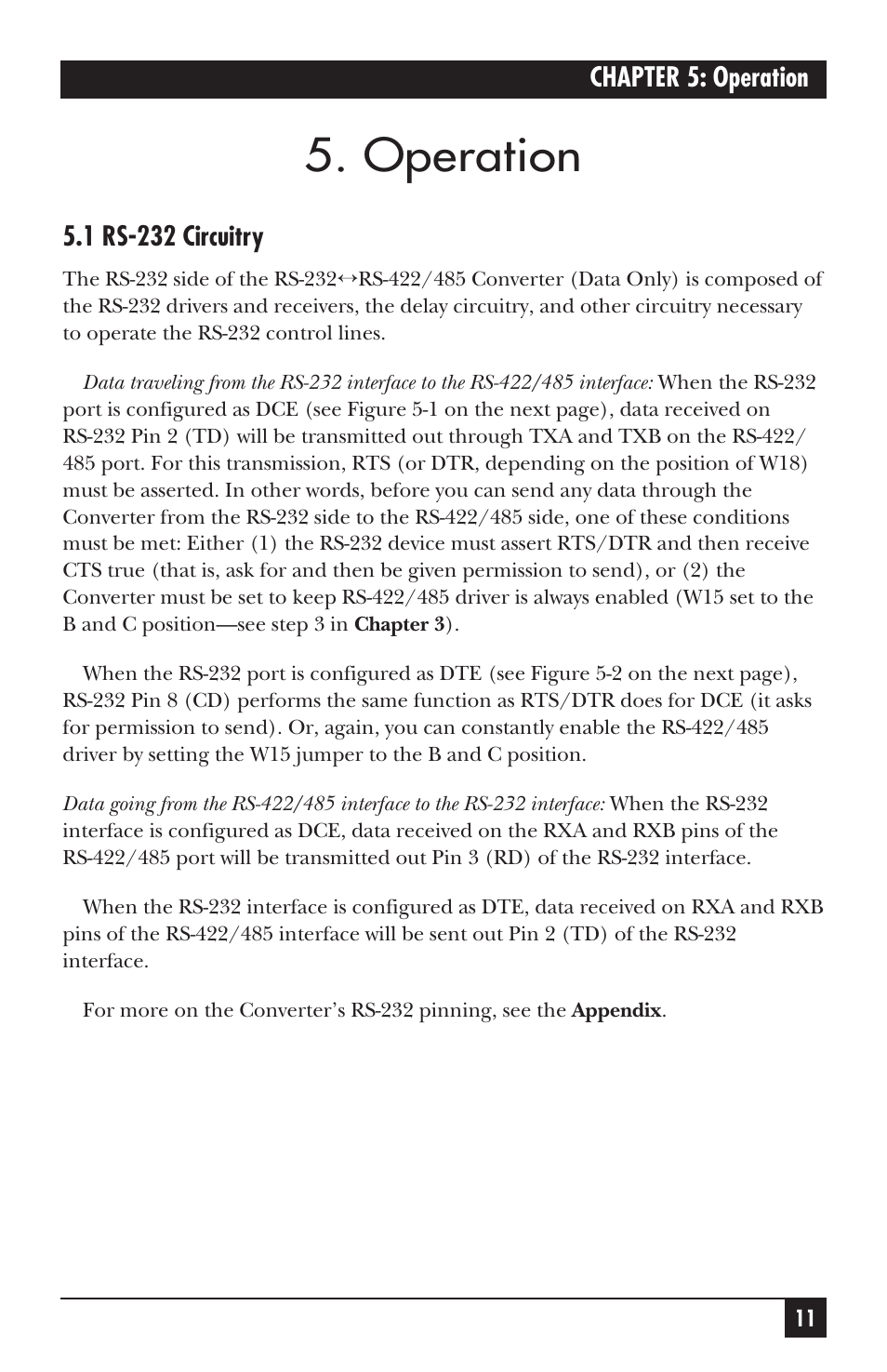 Operation | Black Box IC107A-R3 User Manual | Page 12 / 20