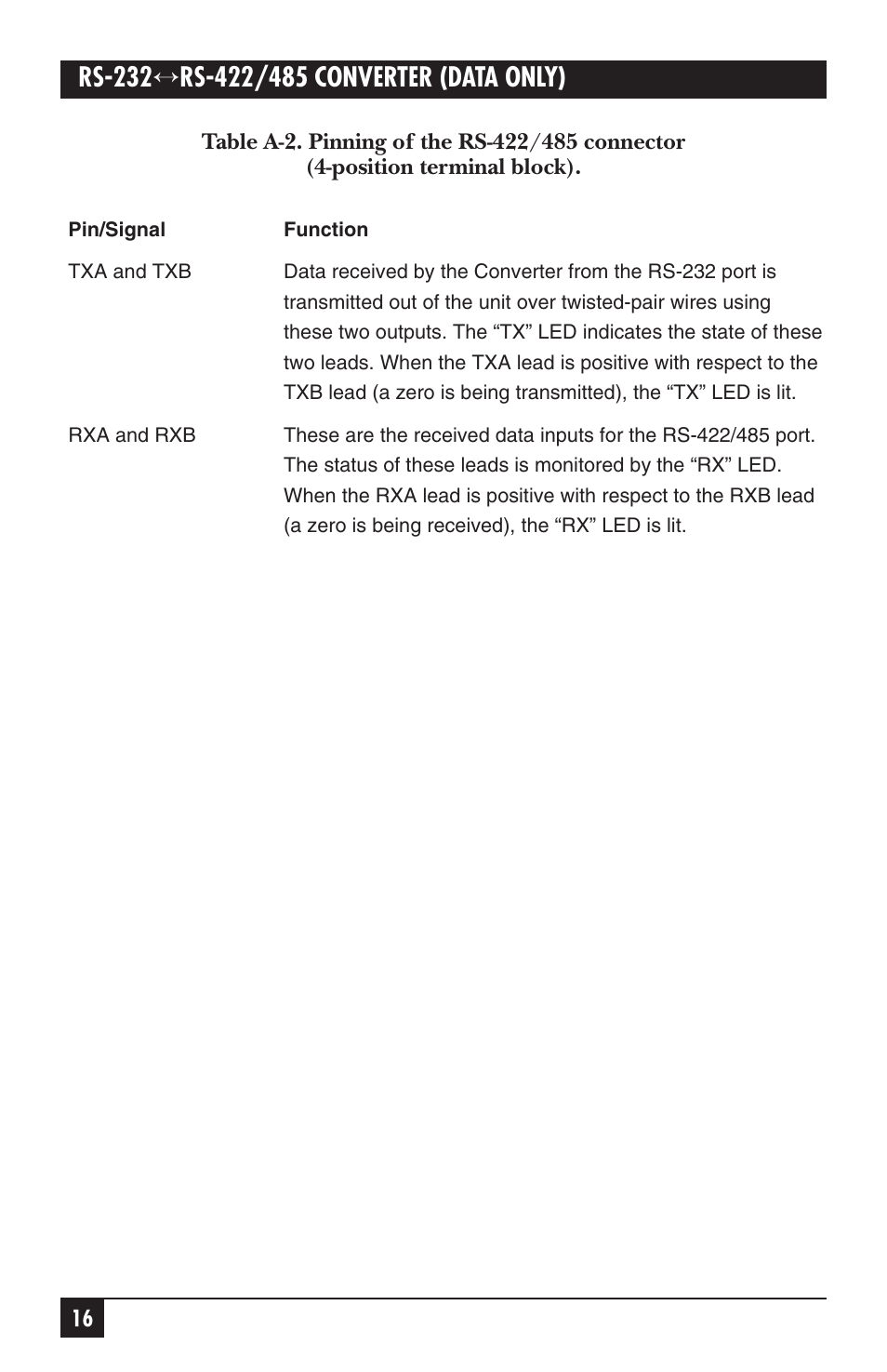 Black Box IC107A-R3 User Manual | Page 17 / 20