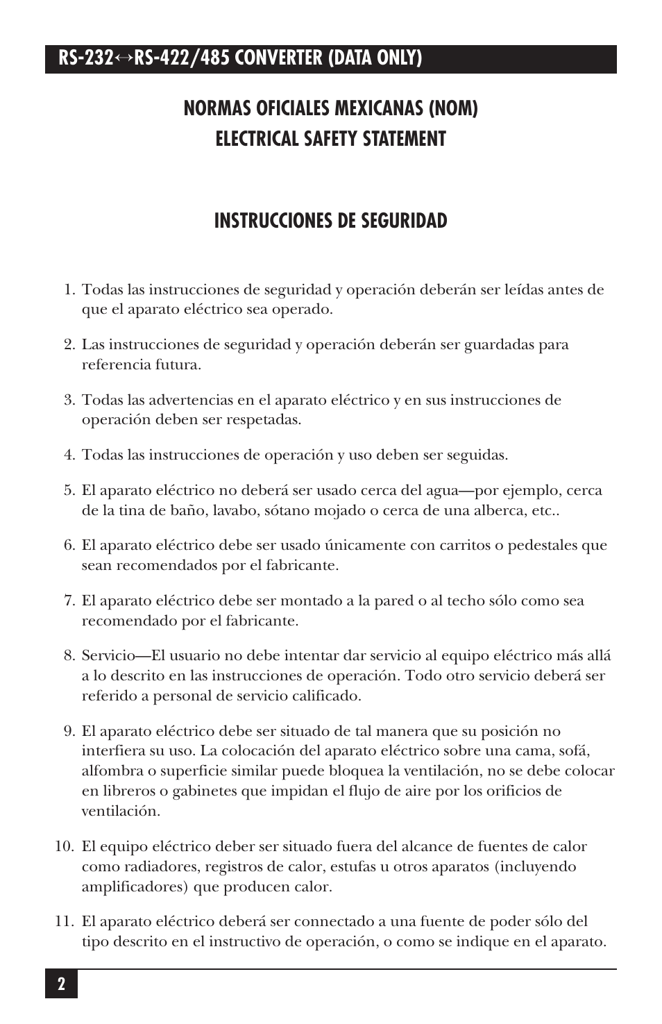 Black Box IC107A-R3 User Manual | Page 3 / 20