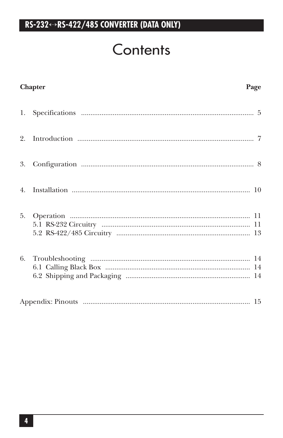 Black Box IC107A-R3 User Manual | Page 5 / 20
