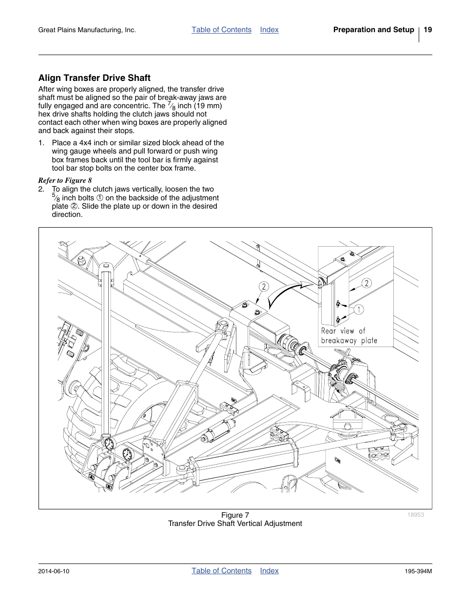 Align transfer drive shaft | Great Plains 3S-4000F Operator Manual User Manual | Page 23 / 114