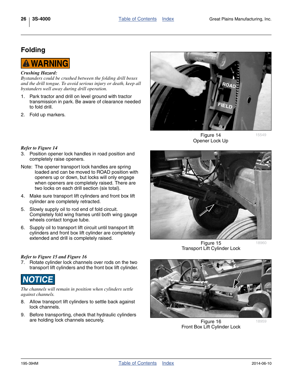 Folding | Great Plains 3S-4000F Operator Manual User Manual | Page 30 / 114