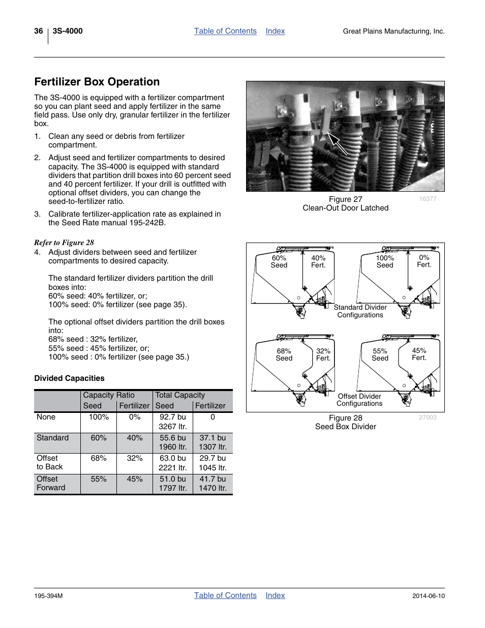 Fertilizer box operation | Great Plains 3S-4000F Operator Manual User Manual | Page 40 / 114