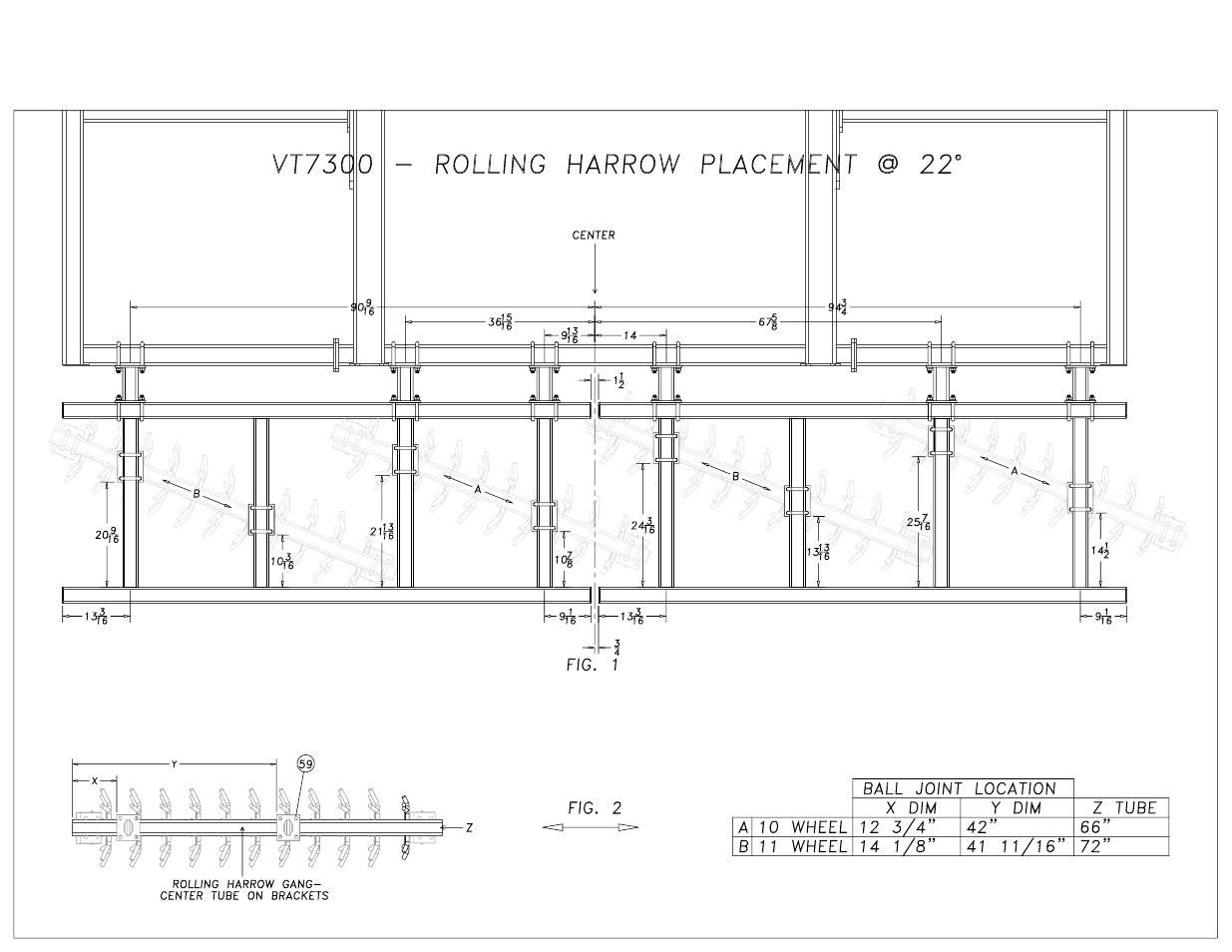 Great Plains VT7300 Rolling Harrow Assembly Instructions User Manual | Page 2 / 4