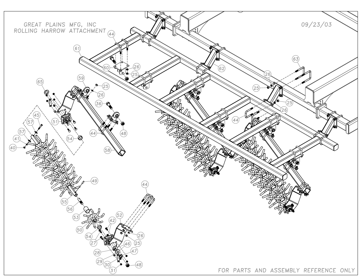 Great Plains VT7300 Rolling Harrow Assembly Instructions User Manual | Page 3 / 4
