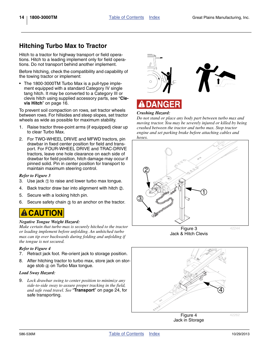 Hitching turbo max to tractor | Great Plains 3000TM Operator Manual User Manual | Page 18 / 44