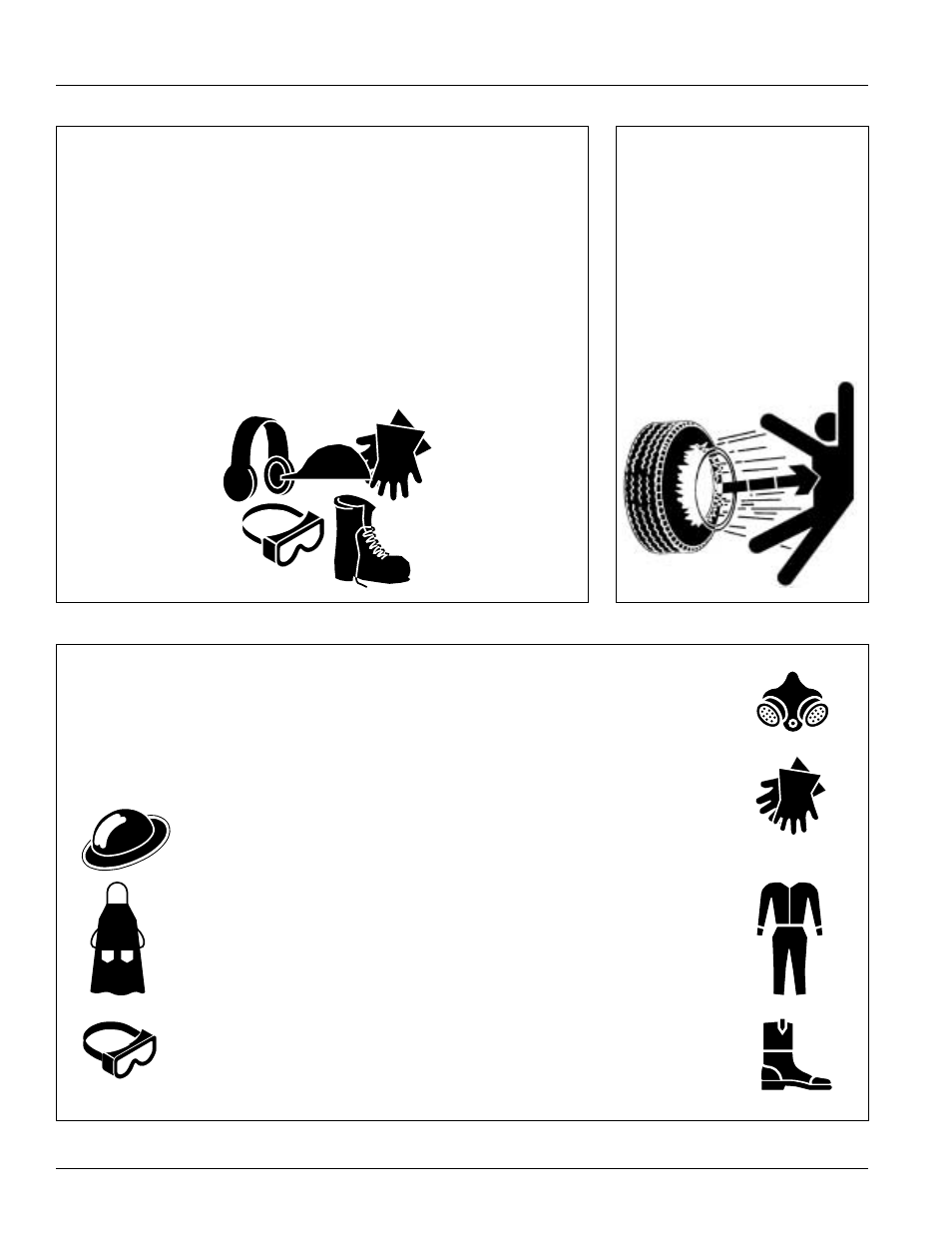 Personal safety equipment, Wear protective equipment, Tire safety | Great Plains TS1000 Operator Manual User Manual | Page 6 / 37