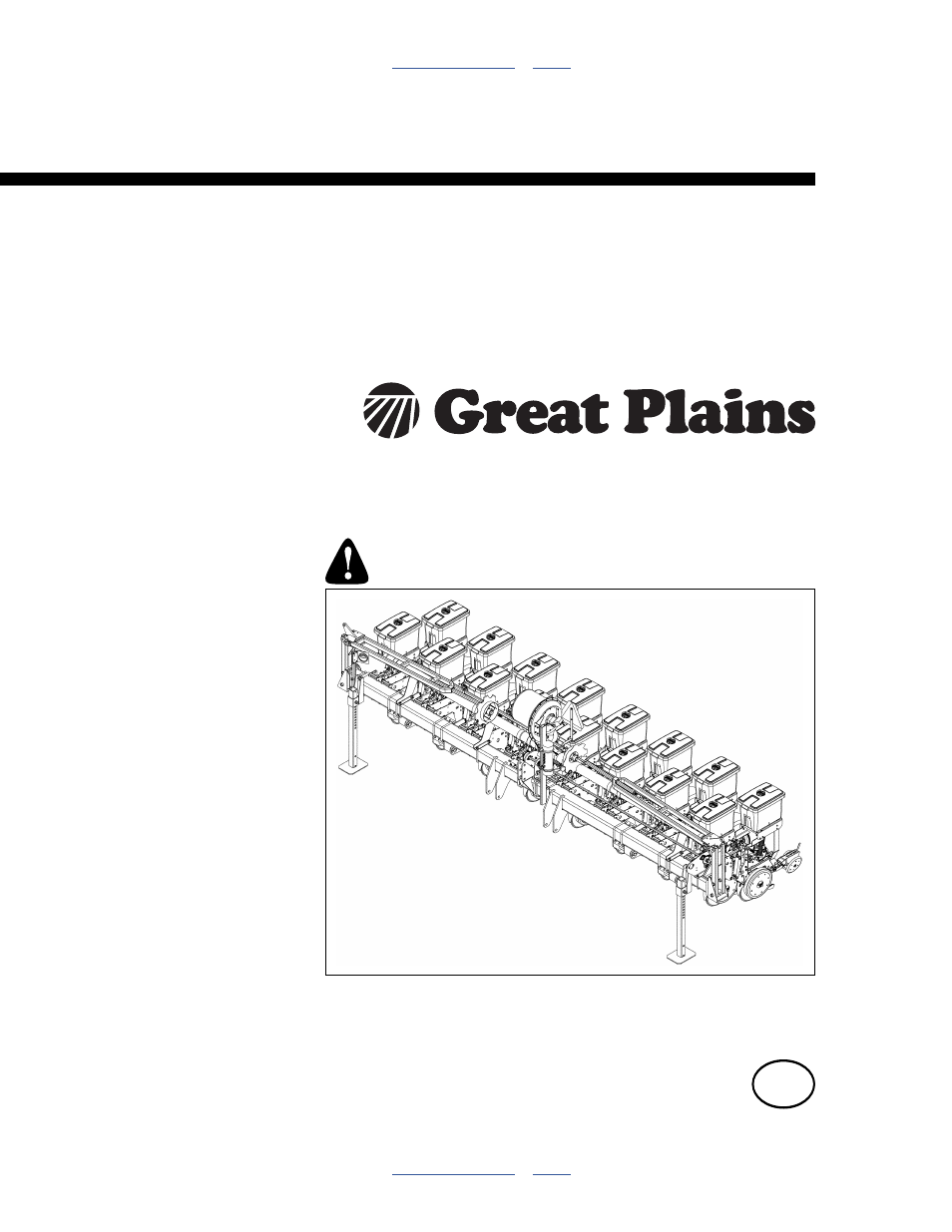 Great Plains YP825A3P Operator Manual User Manual | 128 pages