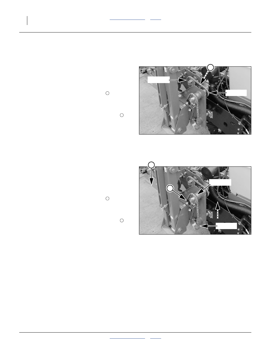 Rate: range sprockets, Rate: transmission sprockets | Great Plains YP825A3P Operator Manual User Manual | Page 44 / 128