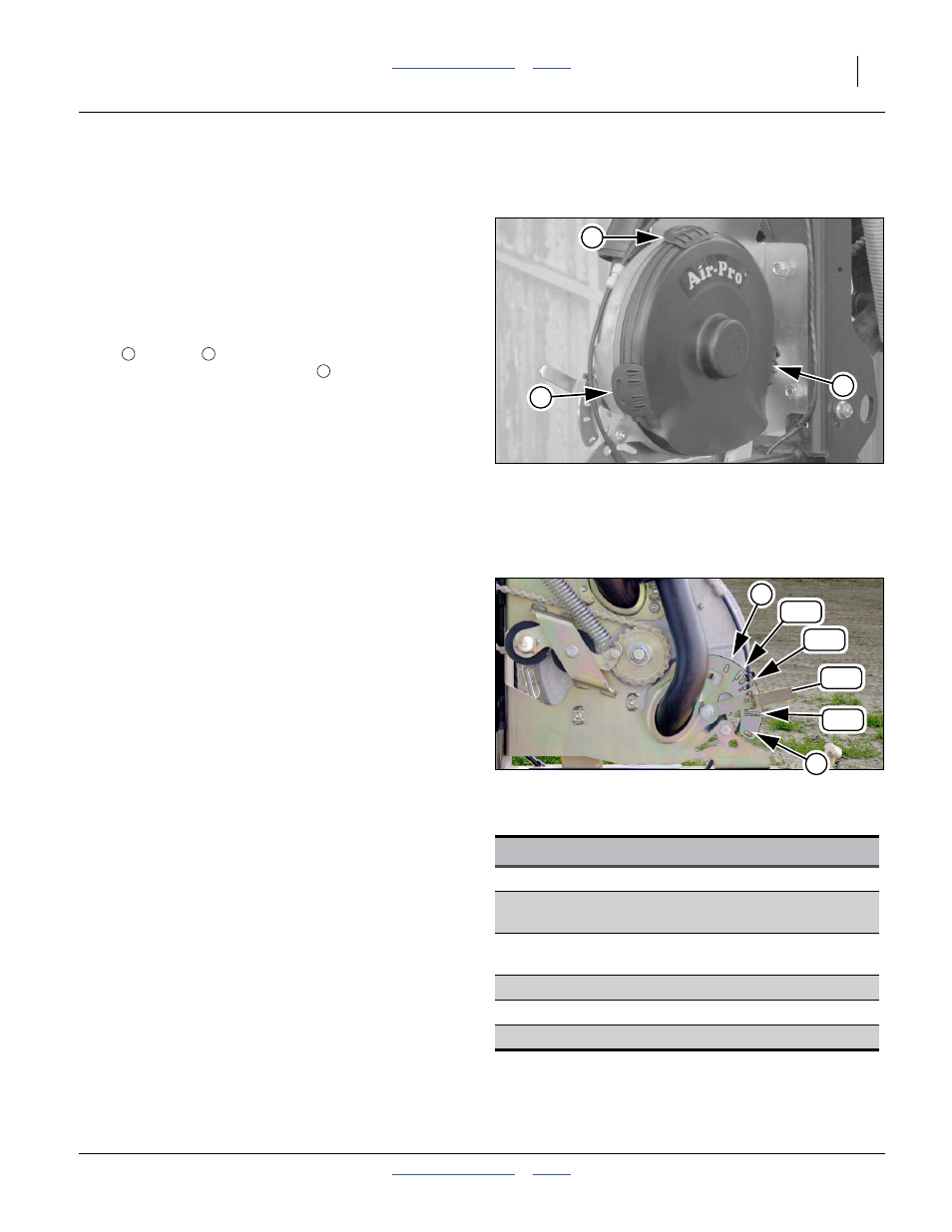 Seed meter setup and adjustment, Meter rain cover, Seed inlet shutter adjustment | Meter rain cover seed inlet shutter adjustment, 05 | ii iii | Great Plains YP825A3P Operator Manual User Manual | Page 59 / 128