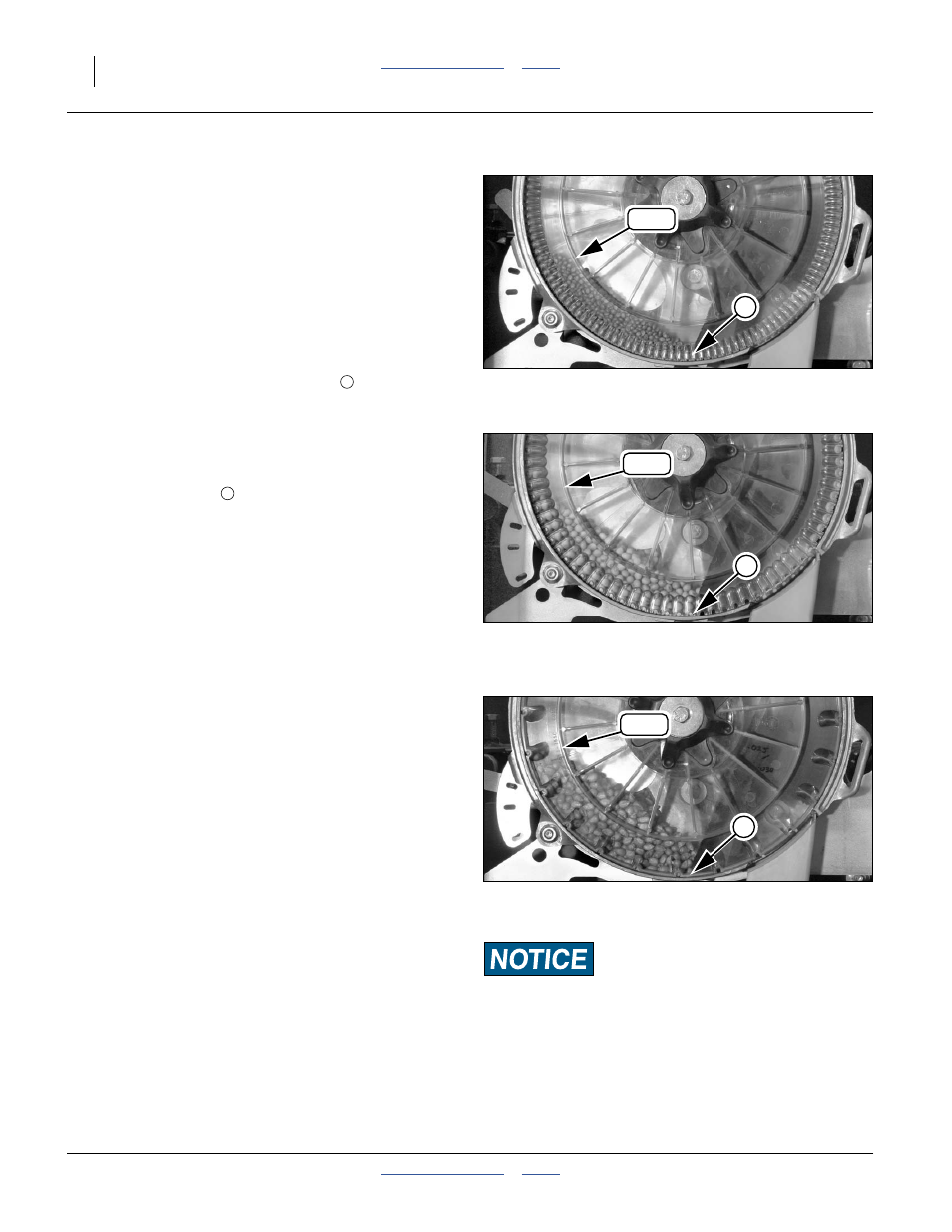 Optimal seed pool slopes, Meter re-fill, Optimal seed pool slopes meter re-fill | Great Plains YP825A3P Operator Manual User Manual | Page 60 / 128