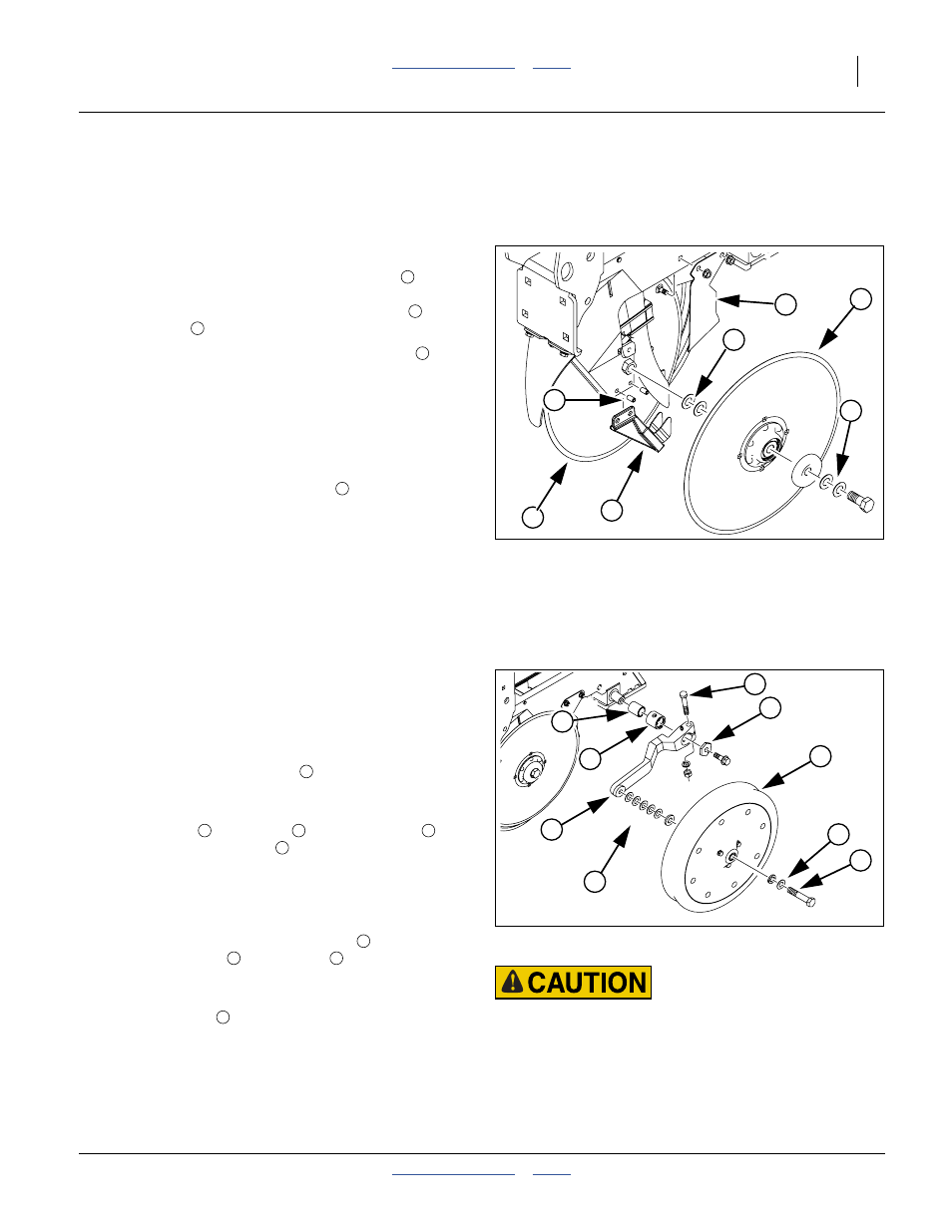 Spreaders and scrapers, Row-unit side wheels, Spreaders and scrapers row-unit side wheels | Great Plains YP825A3P Operator Manual User Manual | Page 87 / 128
