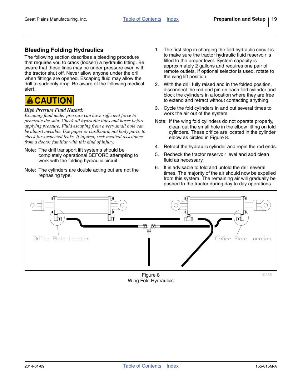Bleeding folding hydraulics | Great Plains 2SF30 Operator Manual User Manual | Page 23 / 90